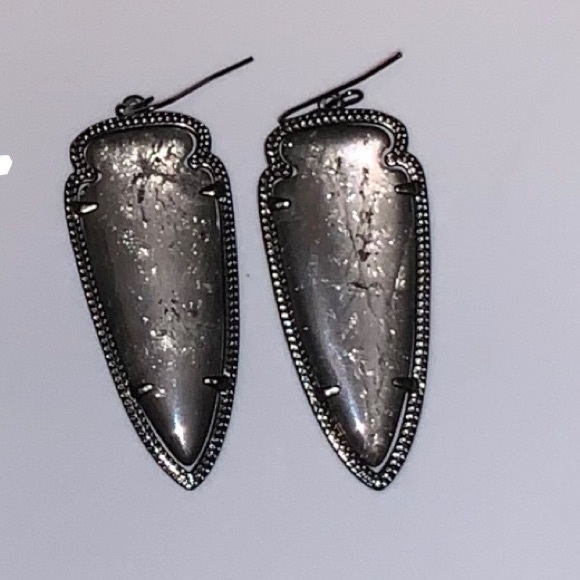 Kendra Scott Skylars gun metal - Picture 1 of 4